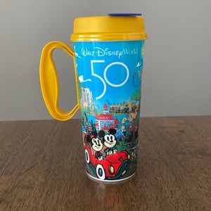 Walt Disney World 50th Anniversary re-usable travel mug